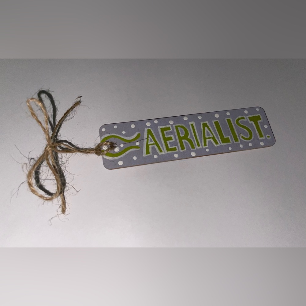 Aerialist Hand Painted Bookmark